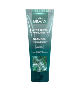 L'BIOTICA BIOVAX Glamour Ultra Green for Brunettes  - σαμπουάν μαλλιών για μελαχρινές  200 ml